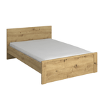 Casa si Gradina - Mobilier - Paturi si accesorii - Paturi - Pat, 140x200, stejar Artisan, AIRON - Infinity.ro