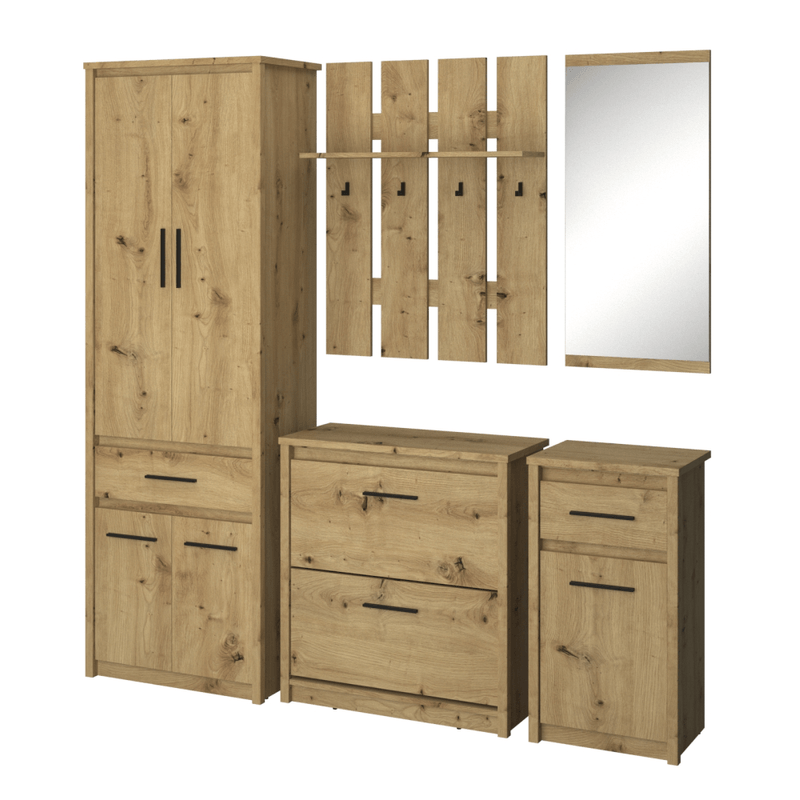 Casa si Gradina - Mobilier - Organizare si depozitare - Cuiere - Cuier de perete 80, stejar Artisan, AIRON - Infinity.ro