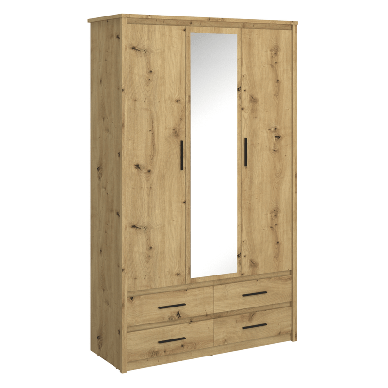 Casa si Gradina - Mobilier - Dulapuri si sifoniere - Dulapuri - Dulap cu oglinda 3D4S, stejar Artisan, AIRON - Infinity.ro