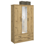 Casa si Gradina - Mobilier - Dulapuri si sifoniere - Dulapuri - Dulap cu oglinda 3D4S, stejar Artisan, AIRON - Infinity.ro