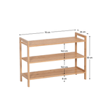 Casa si Gradina - Mobilier - Dulapuri si sifoniere - Dulapuri pantofi - Suport pentru pantofi, 3 rafturi, bambus, KRENO - Infinity.ro