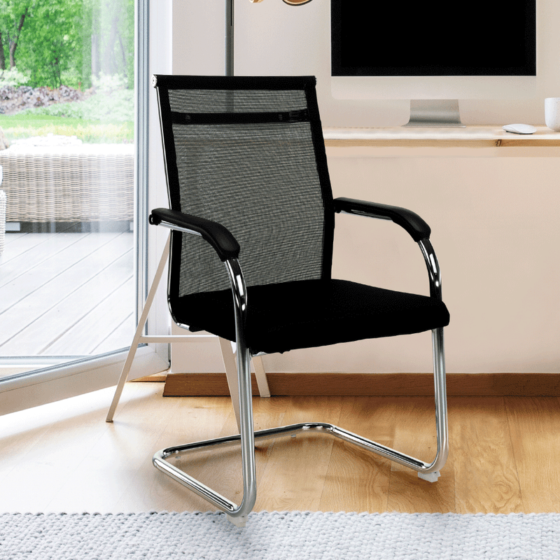 Casa si Gradina - Mobilier - Scaune si fotolii - Scaune - Scaun de sedinta, negru/argintiu, ESIN - Infinity.ro