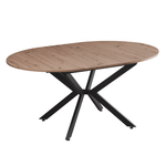 Casa si Gradina - Mobilier - Mese si birouri - Mese bucatarie si dining - Masa extensibila de dining, stejar artisan / neagra, 100x100-140x75 cm, ABERO TIP 1 - Infinity.ro