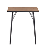 Casa si Gradina - Mobilier - Mese si birouri - Mese bucatarie si dining - Masa dining, stejar artisan / neagra, 70x70x75 cm, NALAK TIP 1 - Infinity.ro