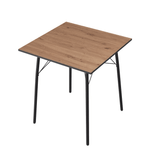 Casa si Gradina - Mobilier - Mese si birouri - Mese bucatarie si dining - Masa dining, stejar artisan / neagra, 70x70x75 cm, NALAK TIP 1 - Infinity.ro