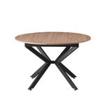 Casa si Gradina - Mobilier - Mese si birouri - Mese bucatarie si dining - Masa dining extensibila, stejar artisan / neagra, 120x120-160x75 cm, ABERO TIP 2 - Infinity.ro