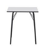 Casa si Gradina - Mobilier - Mese si birouri - Mese bucatarie si dining - Masa dining, alba / neagra, 70x70x75 cm, NALAK TIP 1 - Infinity.ro