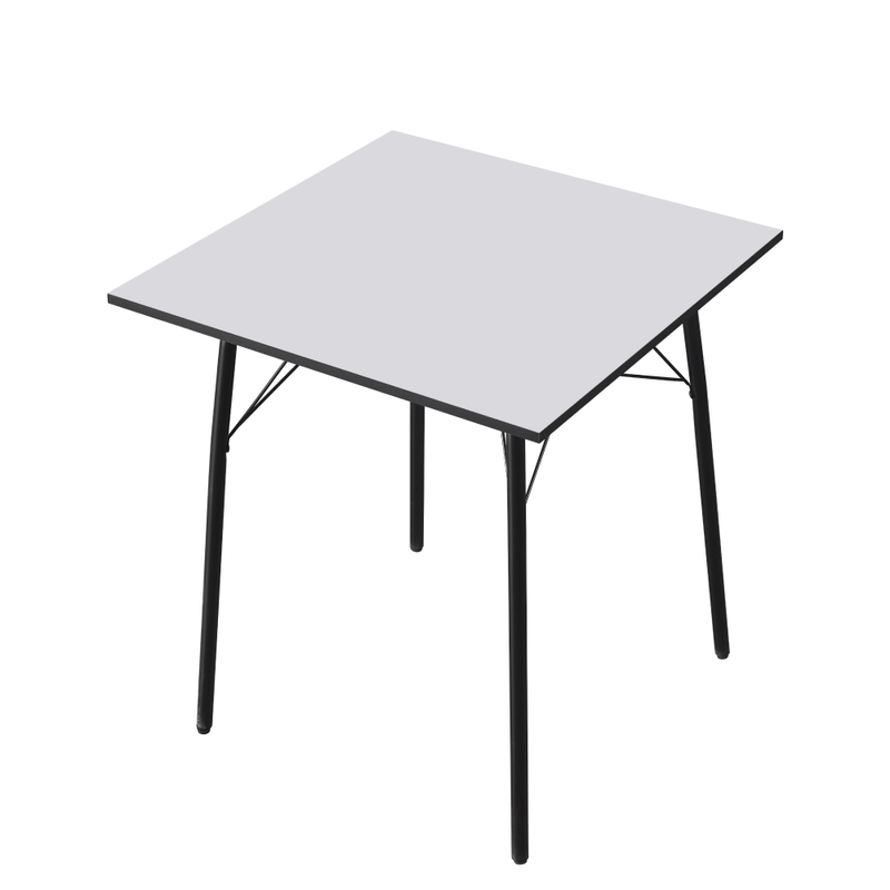 Casa si Gradina - Mobilier - Mese si birouri - Mese bucatarie si dining - Masa dining, alba / neagra, 70x70x75 cm, NALAK TIP 1 - Infinity.ro