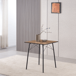 Casa si Gradina - Mobilier - Mese si birouri - Mese bucatarie si dining - Masa dining, stejar artisan / neagra, 70x70x75 cm, NALAK TIP 1 - Infinity.ro