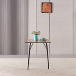 Casa si Gradina - Mobilier - Mese si birouri - Mese bucatarie si dining - Masa dining, stejar artisan / neagra, 70x70x75 cm, NALAK TIP 1 - Infinity.ro