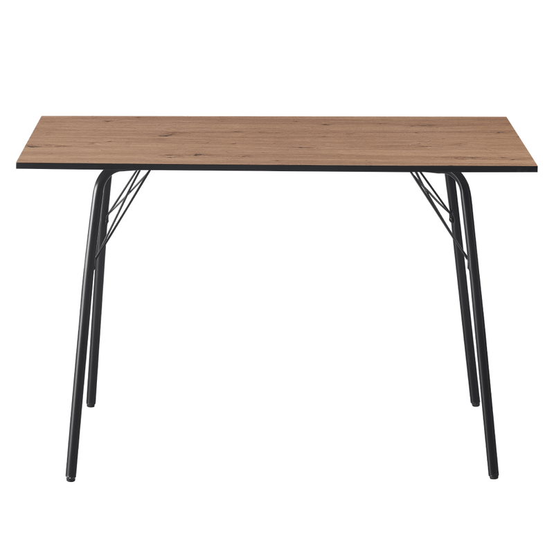 Casa si Gradina - Mobilier - Mese si birouri - Mese bucatarie si dining - Masa dining, stejar artisan / neagra, 120x75x75 cm, NALAK TIP 2 - Infinity.ro