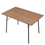 Casa si Gradina - Mobilier - Mese si birouri - Mese bucatarie si dining - Masa dining, stejar artisan / neagra, 120x75x75 cm, NALAK TIP 2 - Infinity.ro