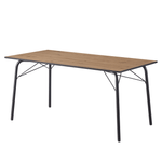 Casa si Gradina - Mobilier - Mese si birouri - Mese bucatarie si dining - Masa de sufragerie, stejar artisan / negru, 160x80x75 cm, NALAK YTIP 3 - Infinity.ro