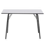 Casa si Gradina - Mobilier - Mese si birouri - Mese bucatarie si dining - Masa de sufragerie, alba / neagra, 120x75x75 cm, NALAK TIP 2 - Infinity.ro