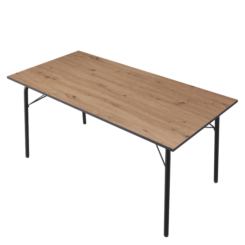 Casa si Gradina - Mobilier - Mese si birouri - Mese bucatarie si dining - Masa de sufragerie, stejar artisan / negru, 160x80x75 cm, NALAK YTIP 3 - Infinity.ro