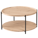 Casa si Gradina - Mobilier - Mese si birouri - Masute de cafea - Masuta de cafea, stejar artisan/neagra, LAPIS - Infinity.ro