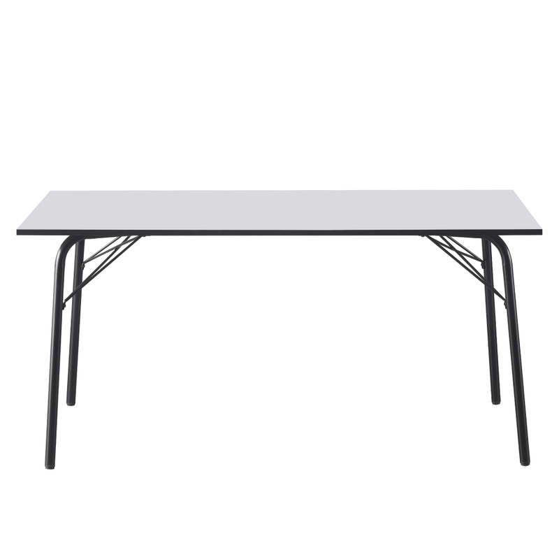 Casa si Gradina - Mobilier - Mese si birouri - Mese bucatarie si dining - Masa dining, alba / neagra, 160x80x75 cm, NALAK TIP 3 - Infinity.ro