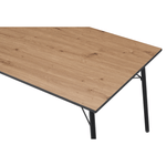 Casa si Gradina - Mobilier - Mese si birouri - Mese bucatarie si dining - Masa de sufragerie, stejar artisan / negru, 160x80x75 cm, NALAK YTIP 3 - Infinity.ro