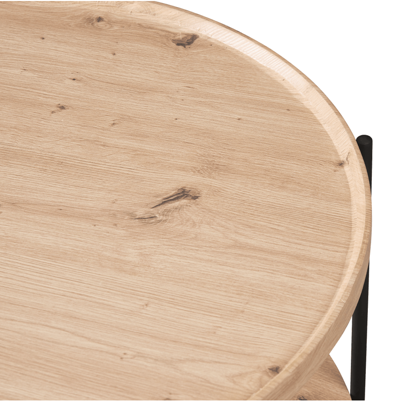 Casa si Gradina - Mobilier - Mese si birouri - Masute de cafea - Masuta de cafea, stejar artisan/neagra, LAPIS - Infinity.ro