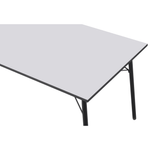 Casa si Gradina - Mobilier - Mese si birouri - Mese bucatarie si dining - Masa dining, alba / neagra, 160x80x75 cm, NALAK TIP 3 - Infinity.ro