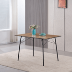 Casa si Gradina - Mobilier - Mese si birouri - Mese bucatarie si dining - Masa dining, stejar artisan / neagra, 120x75x75 cm, NALAK TIP 2 - Infinity.ro