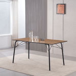 Casa si Gradina - Mobilier - Mese si birouri - Mese bucatarie si dining - Masa de sufragerie, stejar artisan / negru, 160x80x75 cm, NALAK YTIP 3 - Infinity.ro