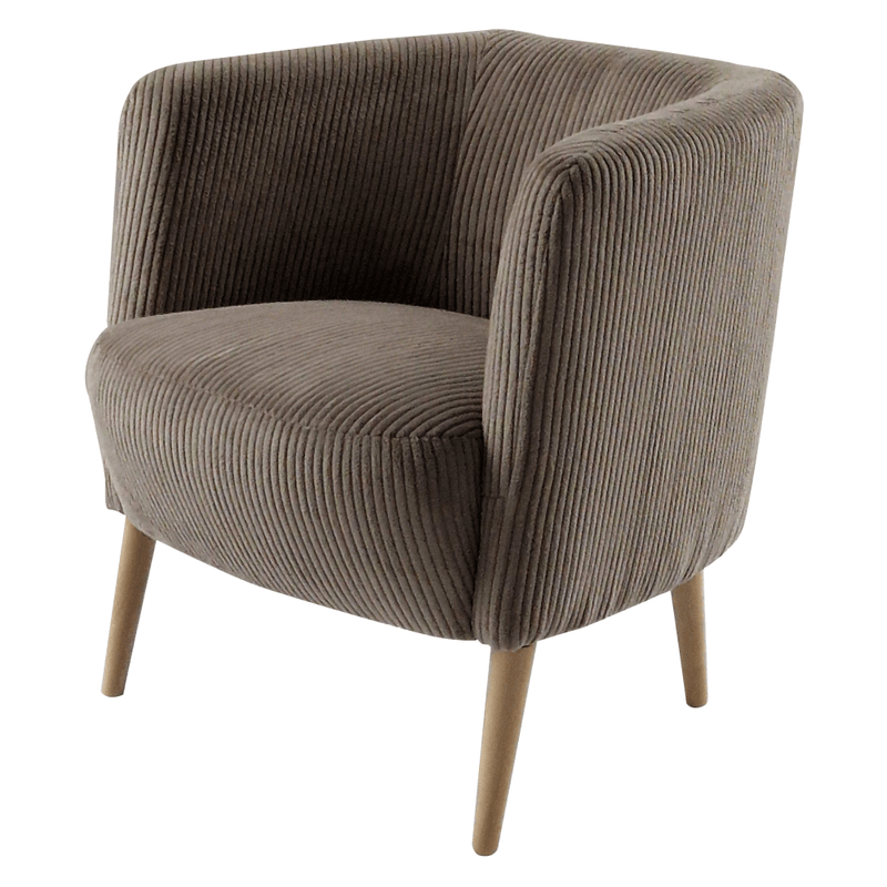 Casa si Gradina - Mobilier - Scaune si fotolii - Fotolii - Fotoliu, taupe gri-bej / fag, ALIEN - Infinity.ro