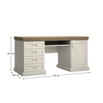 Casa si Gradina - Mobilier - Mese si birouri - Birouri - Masa PC, pin nordic / stejar salbatic, ROYAL B1. - Infinity.ro