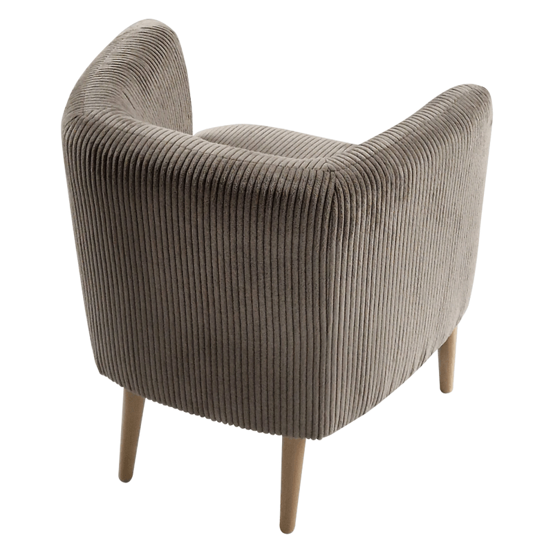 Casa si Gradina - Mobilier - Scaune si fotolii - Fotolii - Fotoliu, taupe gri-bej / fag, ALIEN - Infinity.ro