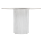 Casa si Gradina - Mobilier - Mese si birouri - Mese bucatarie si dining - Masa de sufragerie, marmura alba/MDF, diametru 120 cm, MAHIR TIP 1 - Infinity.ro