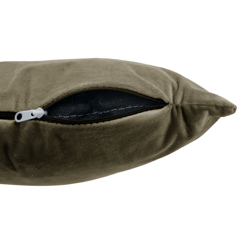 Casa si Gradina - Mobilier - Scaune si fotolii - Scaune - Scaun de birou, gri-maro Taupe tesatura Velvet/crom, KLIAN - Infinity.ro