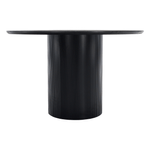 Casa si Gradina - Mobilier - Mese si birouri - Mese bucatarie si dining - Masa de sufragerie, neagra, diametru 120 cm, MAHIR TIP 2 - Infinity.ro