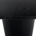Casa si Gradina - Mobilier - Mese si birouri - Mese bucatarie si dining - Masa de sufragerie, neagra, diametru 120 cm, MAHIR TIP 2 - Infinity.ro