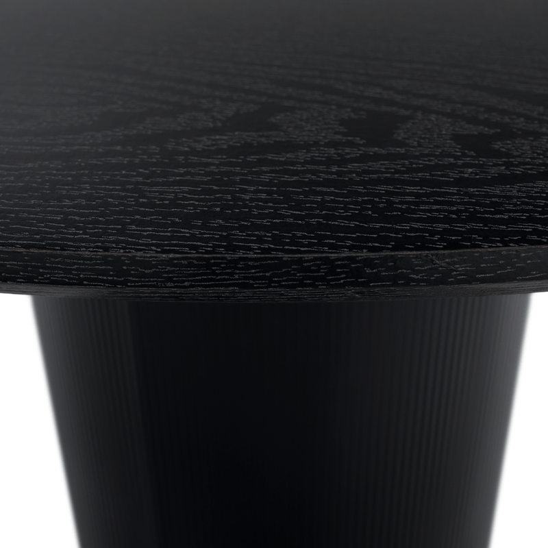 Casa si Gradina - Mobilier - Mese si birouri - Mese bucatarie si dining - Masa de sufragerie, neagra, diametru 120 cm, MAHIR TIP 2 - Infinity.ro
