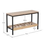 Casa si Gradina - Mobilier - Dulapuri si sifoniere - Dulapuri pantofi - Pantofar, stejar/negru, REST - Infinity.ro