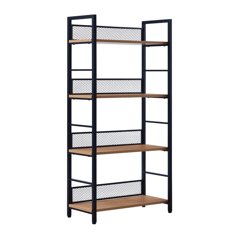 Casa si Gradina - Mobilier - Biblioteci si rafturi - Etajere - Raft, negru/stejar, KELER TIP 1 - Infinity.ro
