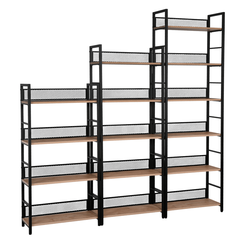 Casa si Gradina - Mobilier - Biblioteci si rafturi - Etajere - Raft, negru/stejar, KELER TIP 2 - Infinity.ro