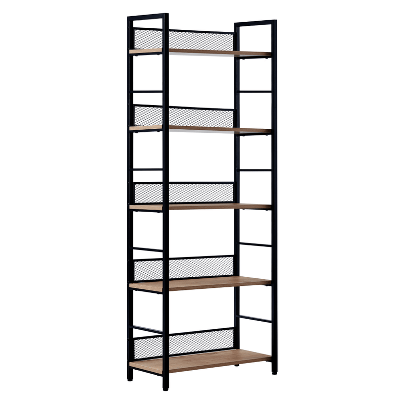 Casa si Gradina - Mobilier - Biblioteci si rafturi - Etajere - Raft, negru/stejar, KELER TIP 2 - Infinity.ro