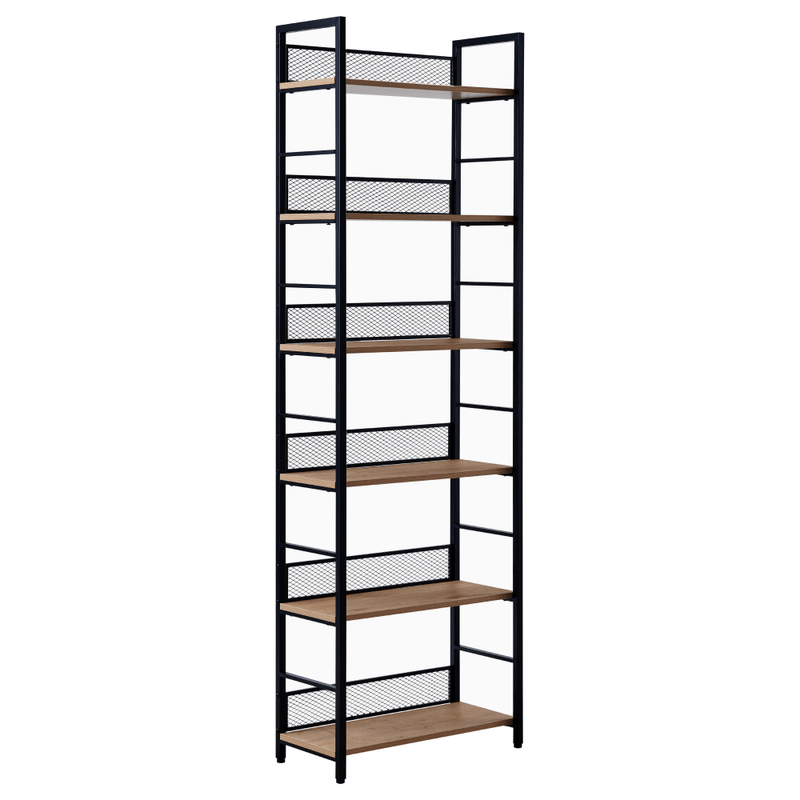 Casa si Gradina - Mobilier - Biblioteci si rafturi - Etajere - Raft, negru/stejar, KELER TIP 3 - Infinity.ro