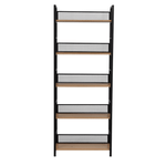 Casa si Gradina - Mobilier - Biblioteci si rafturi - Etajere - Raft, negru/stejar, KELER TIP 2 - Infinity.ro