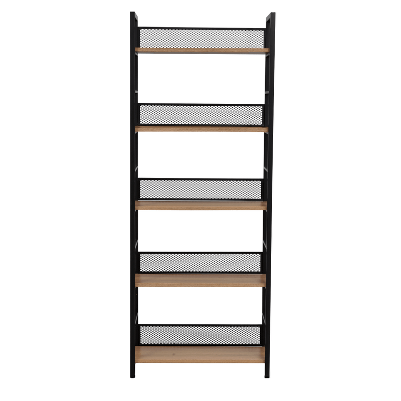 Casa si Gradina - Mobilier - Biblioteci si rafturi - Etajere - Raft, negru/stejar, KELER TIP 2 - Infinity.ro