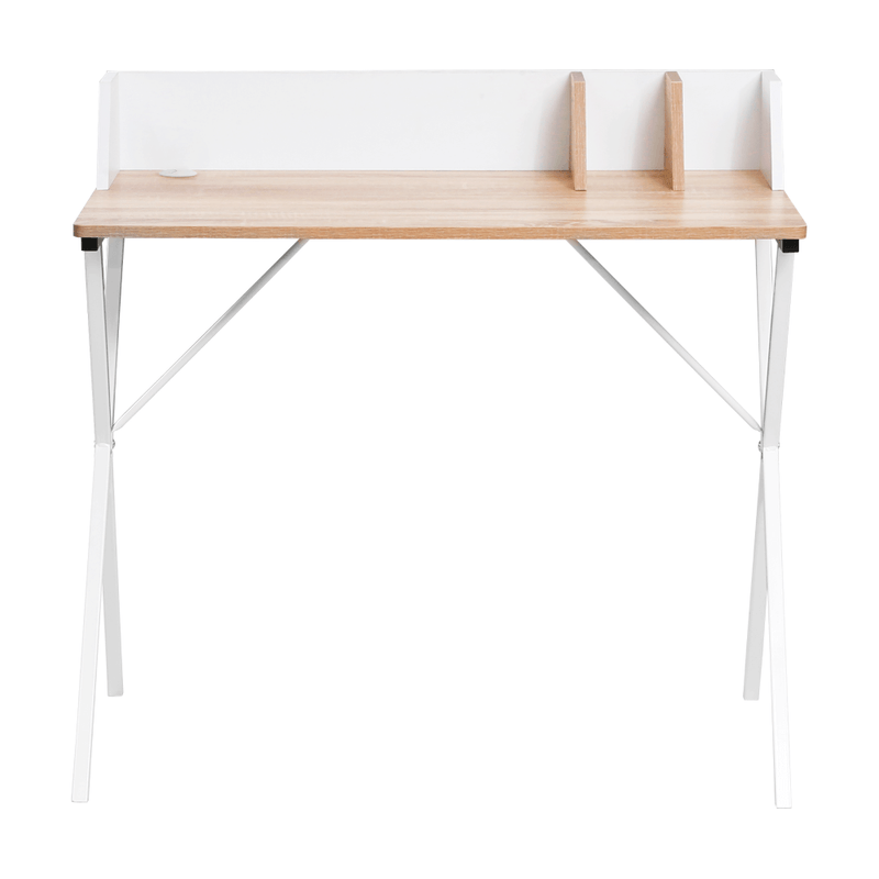 Casa si Gradina - Mobilier - Mese si birouri - Birouri - Birou pentru PC, stejar deschis/alb, PSALMO - Infinity.ro