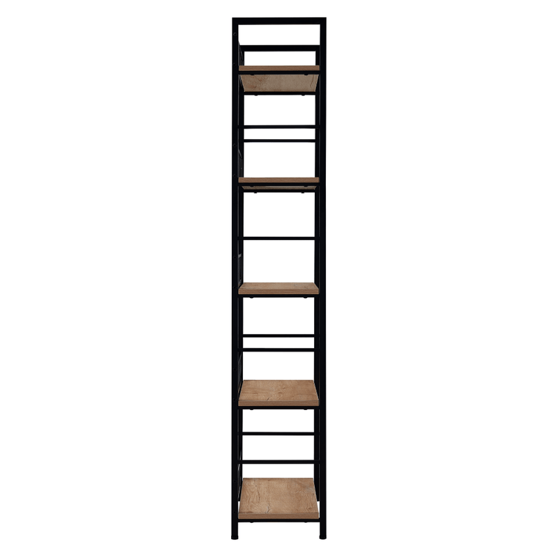 Casa si Gradina - Mobilier - Biblioteci si rafturi - Etajere - Raft, negru/stejar, KELER TIP 2 - Infinity.ro