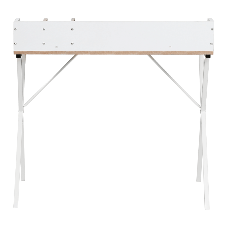 Casa si Gradina - Mobilier - Mese si birouri - Birouri - Birou pentru PC, stejar deschis/alb, PSALMO - Infinity.ro