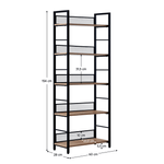 Casa si Gradina - Mobilier - Biblioteci si rafturi - Etajere - Raft, negru/stejar, KELER TIP 2 - Infinity.ro