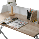 Casa si Gradina - Mobilier - Mese si birouri - Birouri - Birou pentru PC, stejar deschis/alb, PSALMO - Infinity.ro