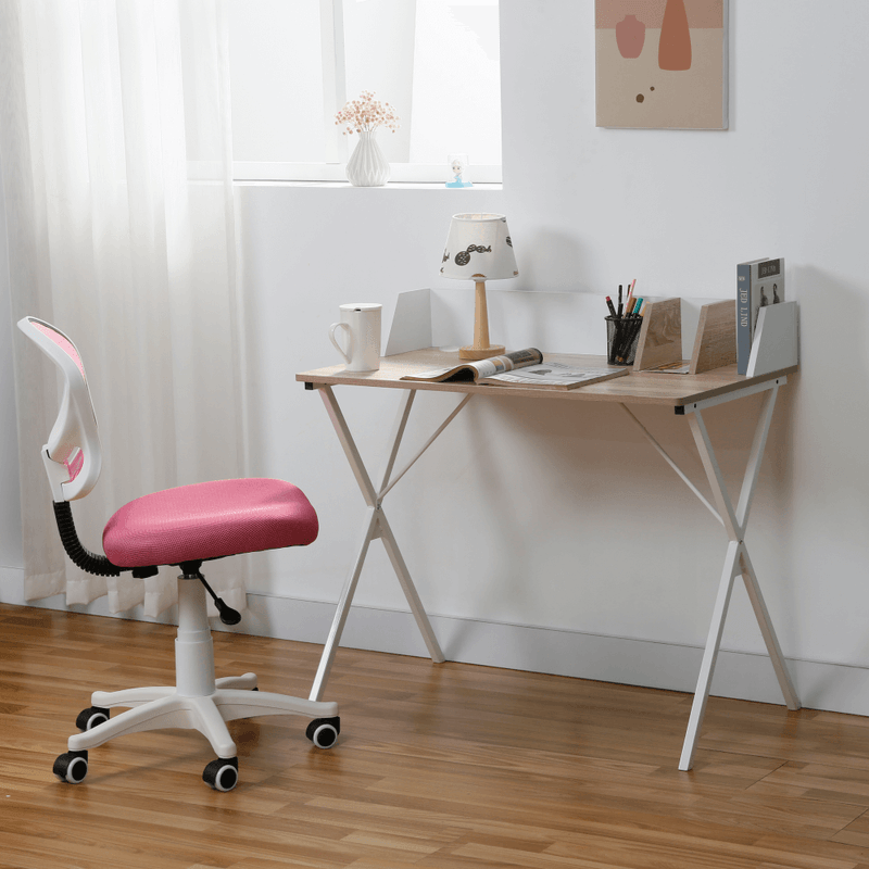 Casa si Gradina - Mobilier - Mese si birouri - Birouri - Birou pentru PC, stejar deschis/alb, PSALMO - Infinity.ro