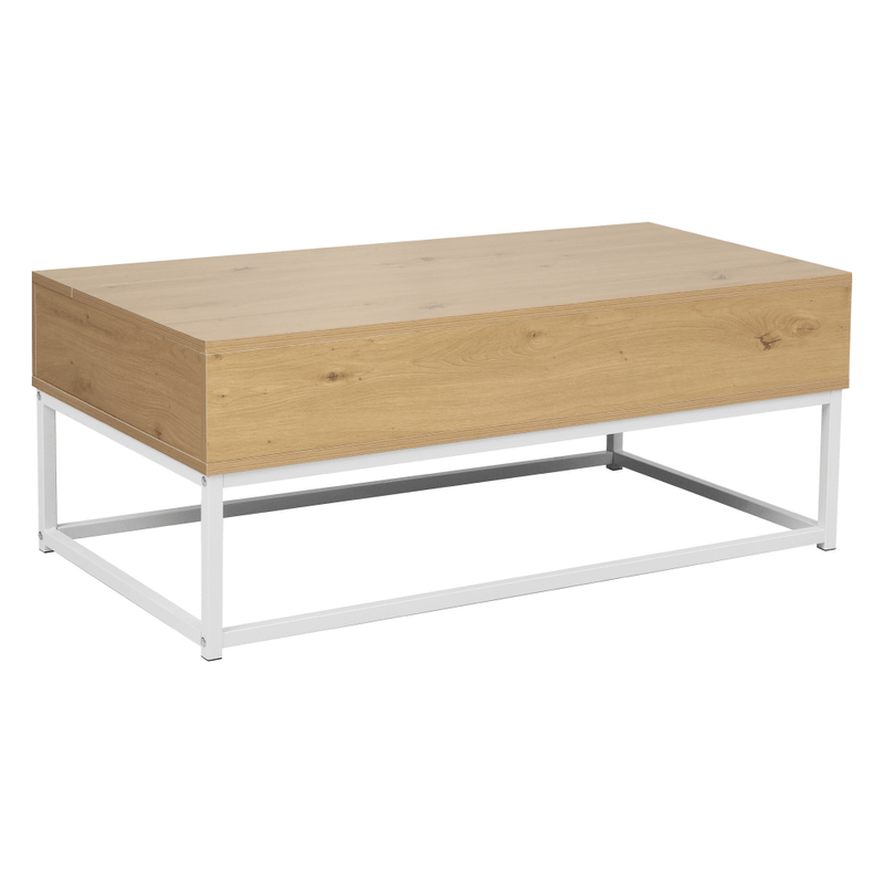 Casa si Gradina - Mobilier - Mese si birouri - Masute de cafea - Masuta de cafea, stejar/alb, LIVINA - Infinity.ro