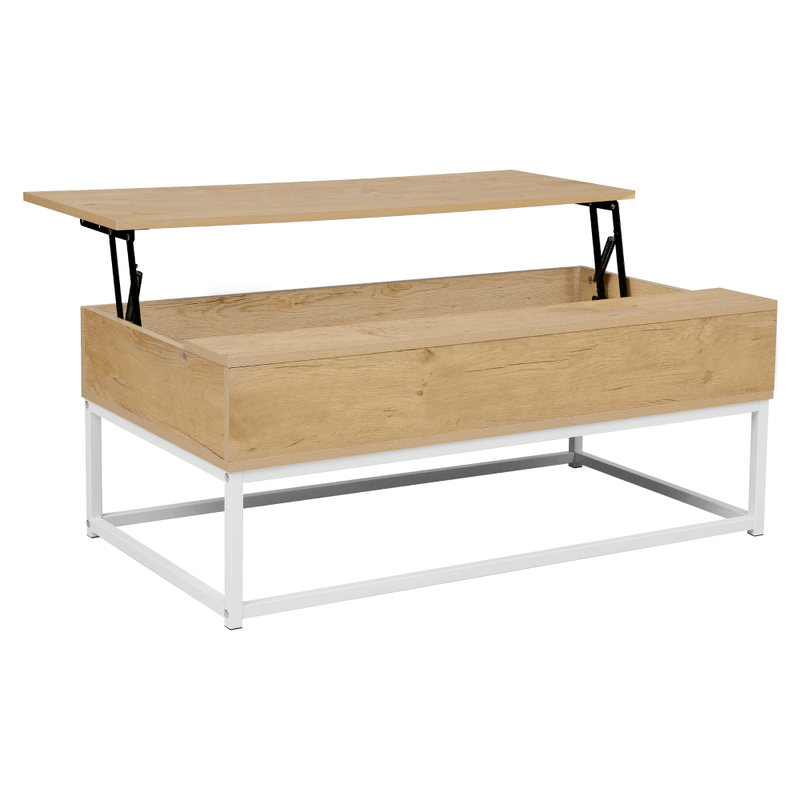 Casa si Gradina - Mobilier - Mese si birouri - Masute de cafea - Masuta de cafea, stejar/alb, LIVINA - Infinity.ro