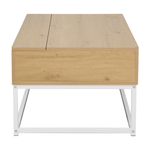 Casa si Gradina - Mobilier - Mese si birouri - Masute de cafea - Masuta de cafea, stejar/alb, LIVINA - Infinity.ro